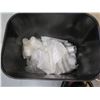 Image 3 : Misc Cleaning Equipment: Waste Cans, Mop Bucket, Fan, etc w/ Inflatable Snowman