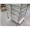 Image 9 : Logiquip FR68-III Rolling Rack w/ Wire Basket Storage 38"x24"x73"H