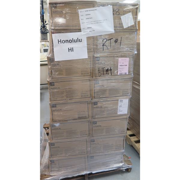 Contents of Pallet: Medline Surgical Face Masks w/ Ties & Adhesive