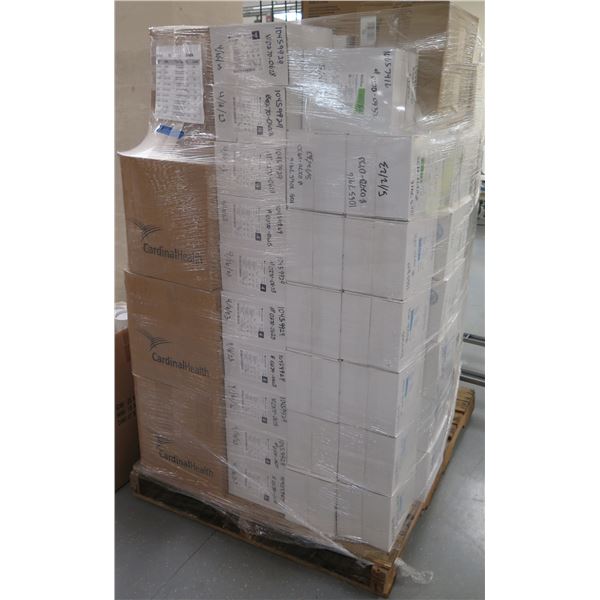 Contents of Pallet:  GlideScope 074-0101 Laryngoscopes, Cardinal 29560 Surgical Gowns, etc