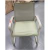 Image 1 : Metal Patient Stationary Transport Armchair w/ Rear Wheels