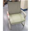 Image 1 : Metal Patient Stationary Transport Armchair w/ Rear Wheels