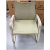 Image 1 : Metal Patient Stationary Transport Armchair w/ Rear Wheels