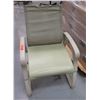 Image 1 : Metal Patient Stationary Transport Armchair w/ Rear Wheels