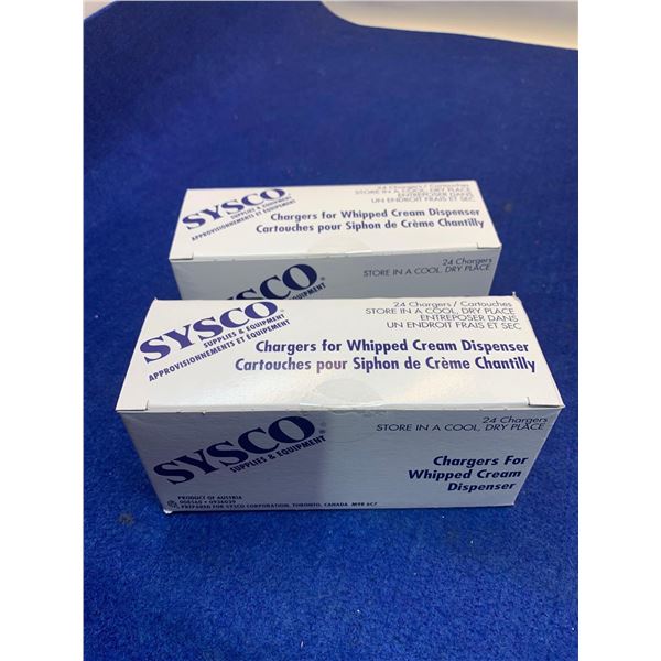 Sysco Chargers for Whipped Cream Dispensers (2 x 24)