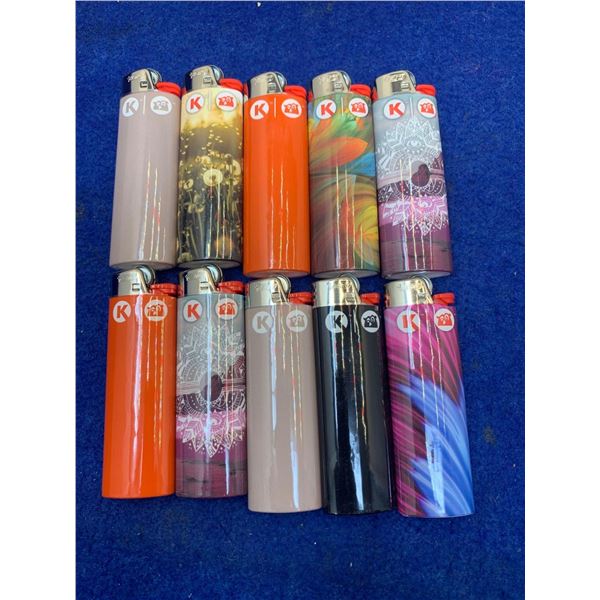 Lot of 10 Lighters *COLORS VARY*