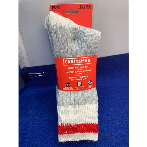 Craftsman Classic Wool Work Sock 3pk (size 10-13)