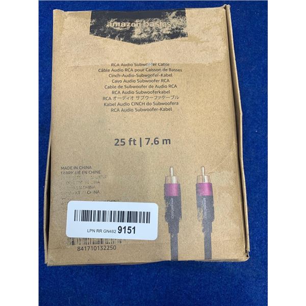 RCA Audio Subwoofer Cable