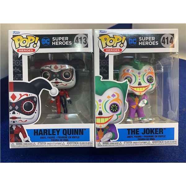 Funko Pop DC Super Heroes-Harley Quinn & The Joker