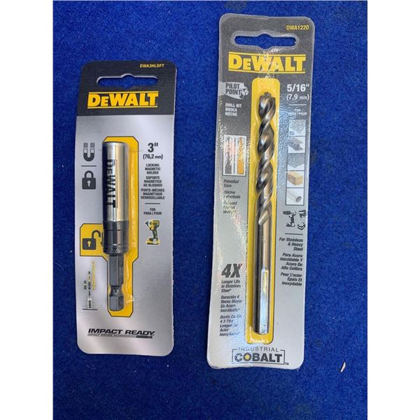 DeWalt 3in Locking Magnetic Holder and 5/16in Drill Bit
