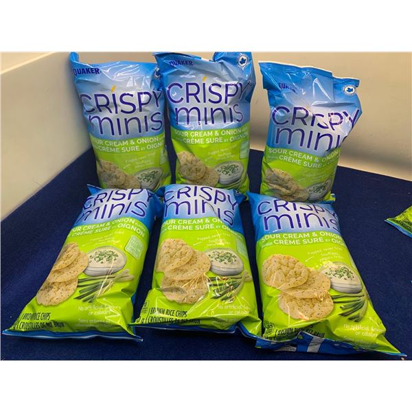 Crispy Minis Sour Cream & Onion Rice Crisps (6 x 100g)