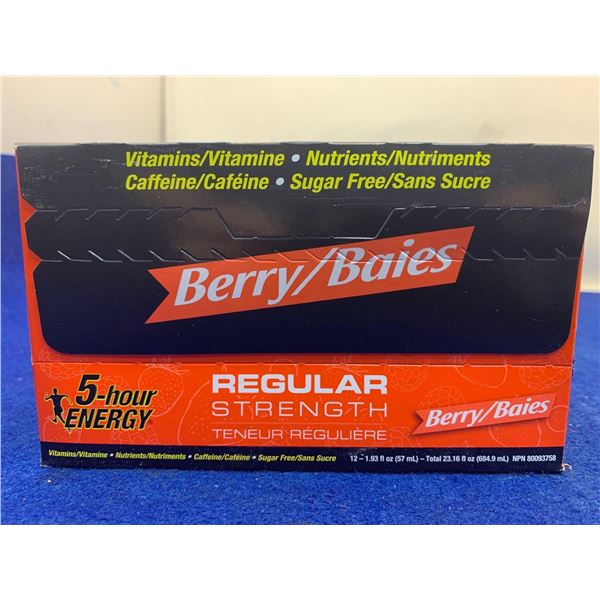 5 Hour Energy-Regular Strength Berry (12 x 57ml)