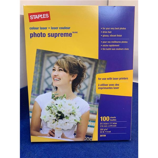 Staples Colour Laser Photo Supreme Sheets