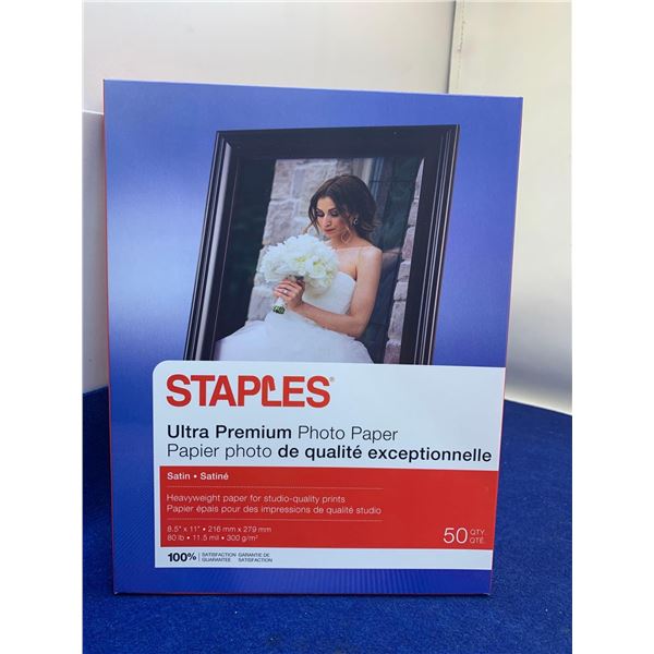 Staples Ultra Premium Photo Paper (50ct)