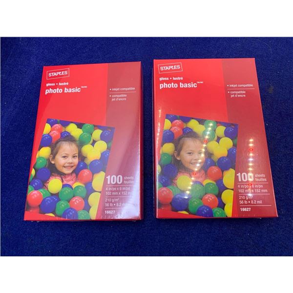 Staples Gloss Photo Basic (2 x 100shts)