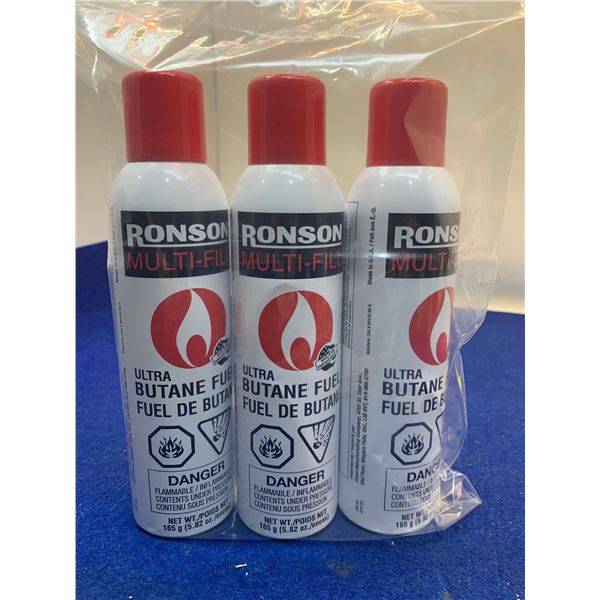 Ronson Ultra Butane Fuel (3 x 165g)