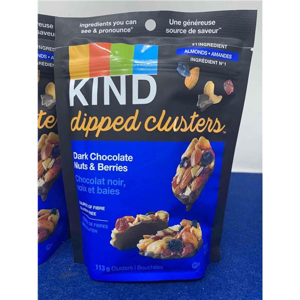 Kind Dipped Clusters Dark Chocolate Nuts & Berries (4 x 113g)