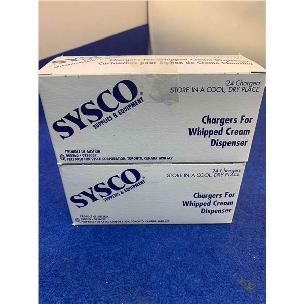 Sysco Chargers for Whipped Cream Dispenser (2 x 24)