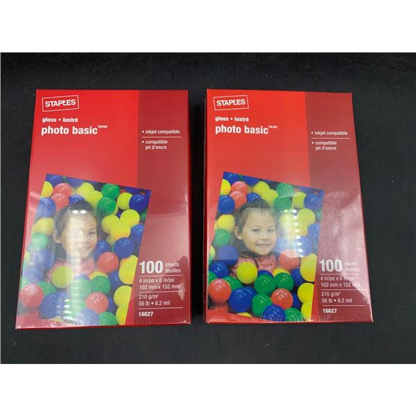Staples Gloss Photo Basic (2 x 100 Sheets)