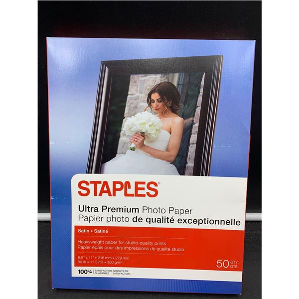Staples Ultra Premium Photo Paper (50ct)