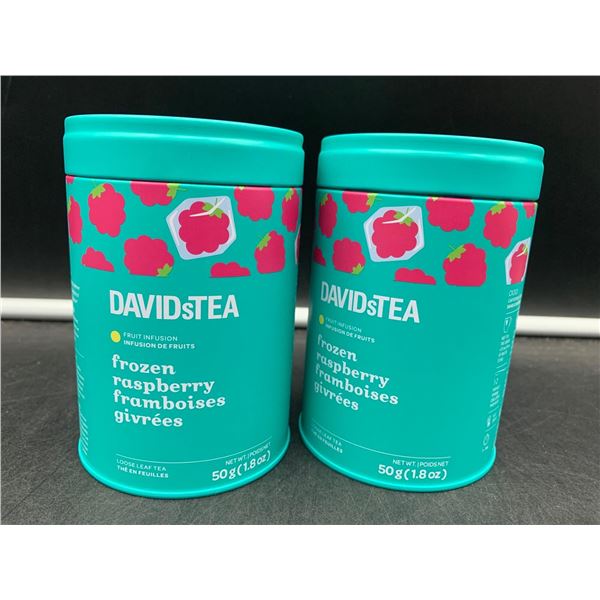 David's Tea Frozen Raspberry Loose Leaf Tea (2 x 50g)