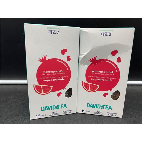 Davids Tea Pomegrateful White Tea (2 x 15)