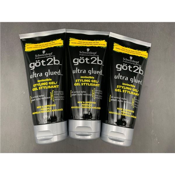 Schwarzkopf Got2b Invincible Styling Gel ( 3 x 170g)