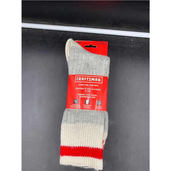 Craftsman Classic Wool Sock 3pk (size 10-13)
