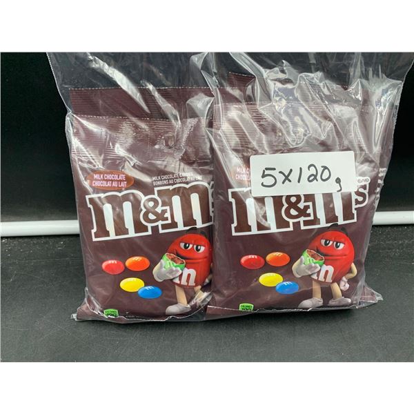 Milk Chocolate M&M's Candy (5 x 120g)