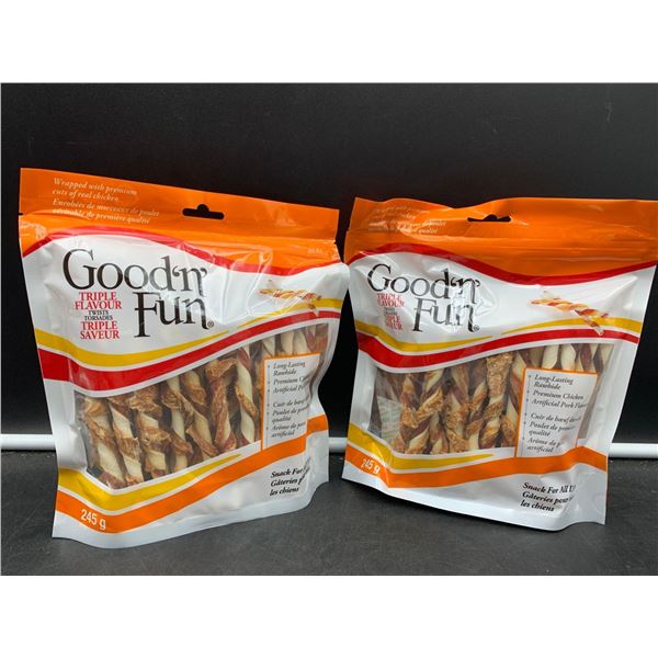 Good n' Fun Chicken Wrapped Dog Treats (2 x 245g)