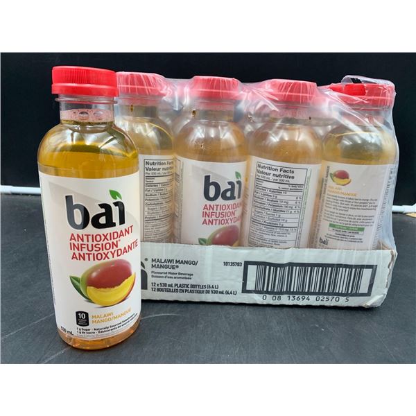 Bai Antioxidant Malawi Mango Flavoured Water Beverage (12 x 530ml)