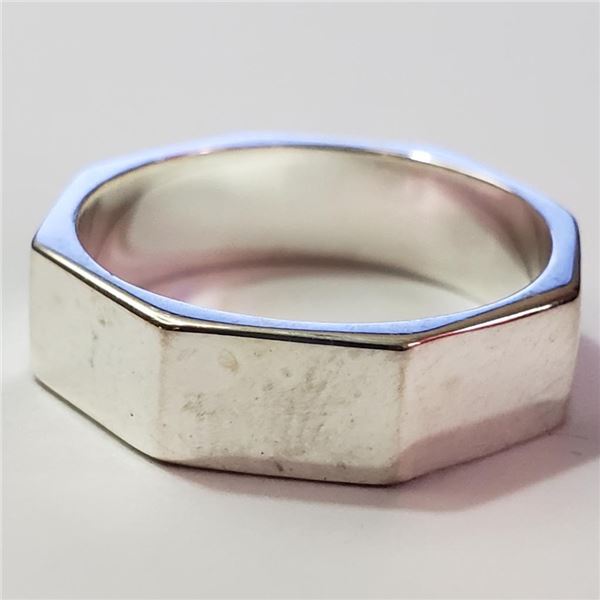 Silver Ring (~Size 6.5)(Ring is resizable for $40) (~length 0inches) (~weight 4.48g), Suggested Reta