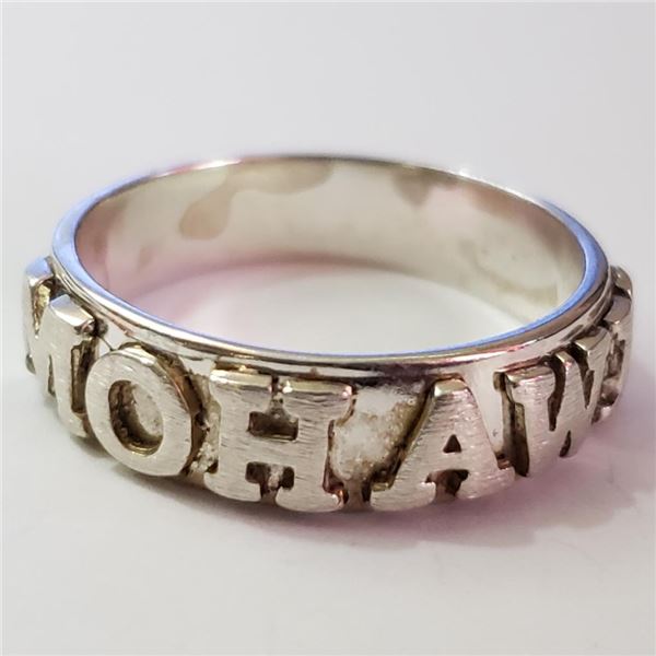 Silver Ring (~Size 10)(Ring is resizable for $40) (~length 0inches) (~weight 4.9g), Suggested Retail