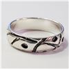 Image 1 : Silver Ring (~Size 7)(Ring is resizable for $40) (~length 0inches), Suggested Retail Value $80