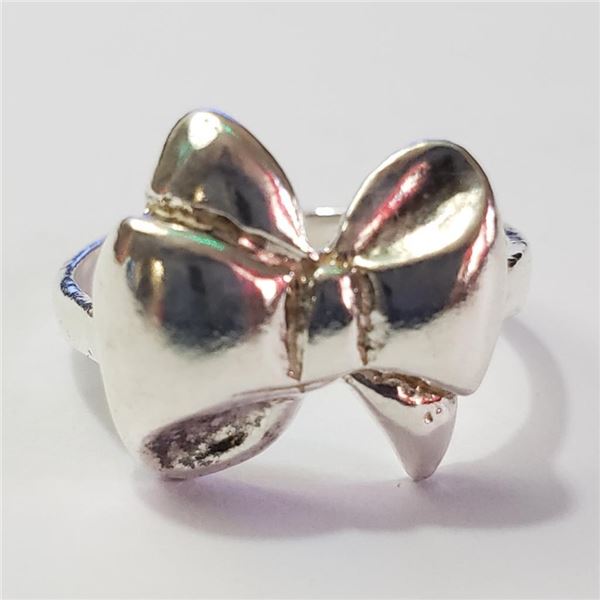 Silver Ring (~Size 4.5)(Ring is resizable for $40) (~length 0inches), Suggested Retail Value $80