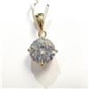 Image 1 : Silver Cubic Zirconia Pendant (~Size 0) (~length 0 inches), Suggested Retail Value $100