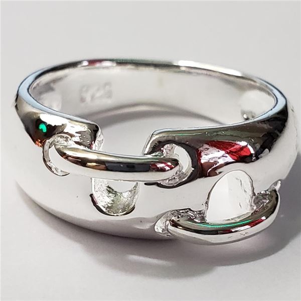 Silver Ring (~Size 7)(Ring is resizable for $40) (~length 0 inches) (~weight 4.99g), Suggested Retai