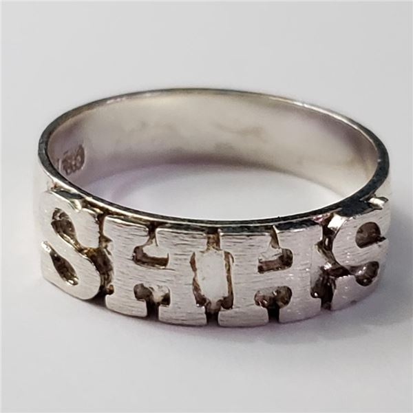Silver Ring (~Size 6)(Ring is resizable for $40) (~length 0 inches), Suggested Retail Value $100