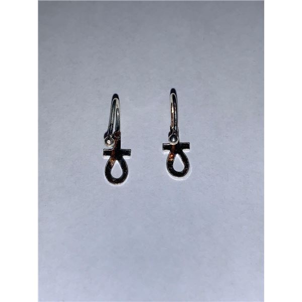 Set of Cross Silver .925 Earrings