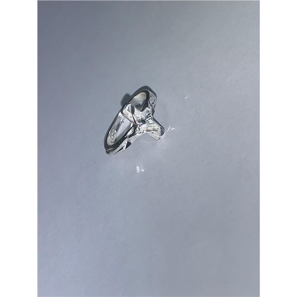 Silver Crucifix Ring (~Size 7)(~length 0inches), Suggested Retail Value $80