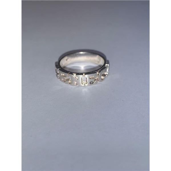 Silver Seneca ring