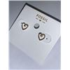 Image 2 : Fossil Gold-Tone Stainless Steel Stud Earrings