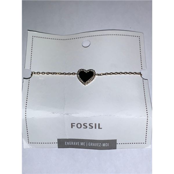 Fossil Elliott Gold-Tone Stainless Steel Chain Bracelet