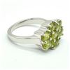 Image 2 : Silver Peridot(2.75ct) Rhodium Plated Ring (~Size 0) (~length 0 inches) (~weight 6.1g), Suggested Re