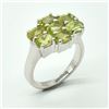 Image 3 : Silver Peridot(2.75ct) Rhodium Plated Ring (~Size 0) (~length 0 inches) (~weight 6.1g), Suggested Re