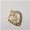 Image 2 : 10K Yellow Gold 0.8G Heart Pendant (~Size 0) (~length 0 inches), Suggested Retail Value $250