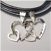 Image 1 : Silver Heart Necklace (~Size 0) (~length 0 inches), Suggested Retail Value $60