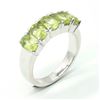Image 3 : Silver Peridot(2.25ct) Rhodium Plated Ring (~Size 0) (~length 0 inches) (~weight 5.2g), Suggested Re