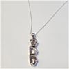 Image 2 : Silver Amethyst 16" Necklace, Suggested Retail Value $240