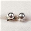 Image 1 : Silver Ball Earrings, Suggested Retail Value $40